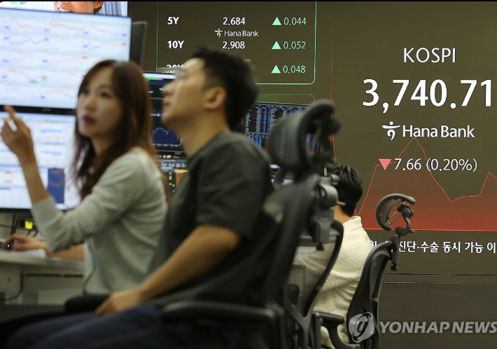 코스피 상승중인 이미지