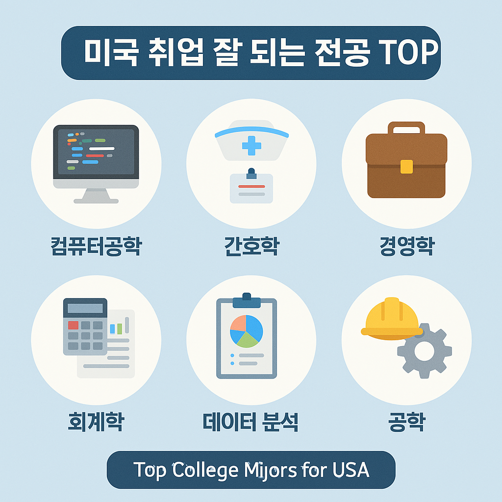 미국 취업 잘 되는 전공 TOP 7