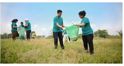 봉사하는 사람사진