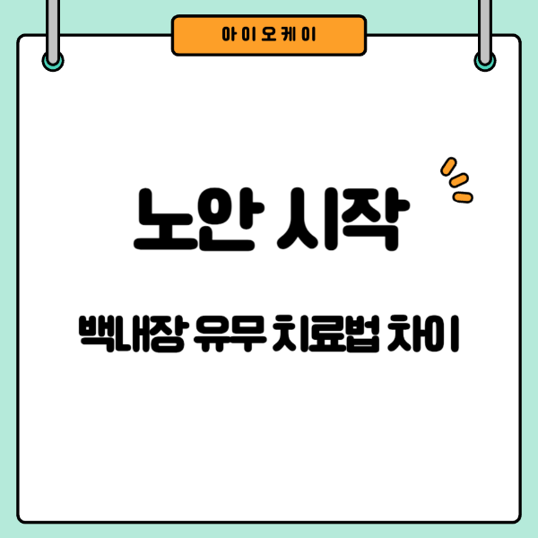 노안시작