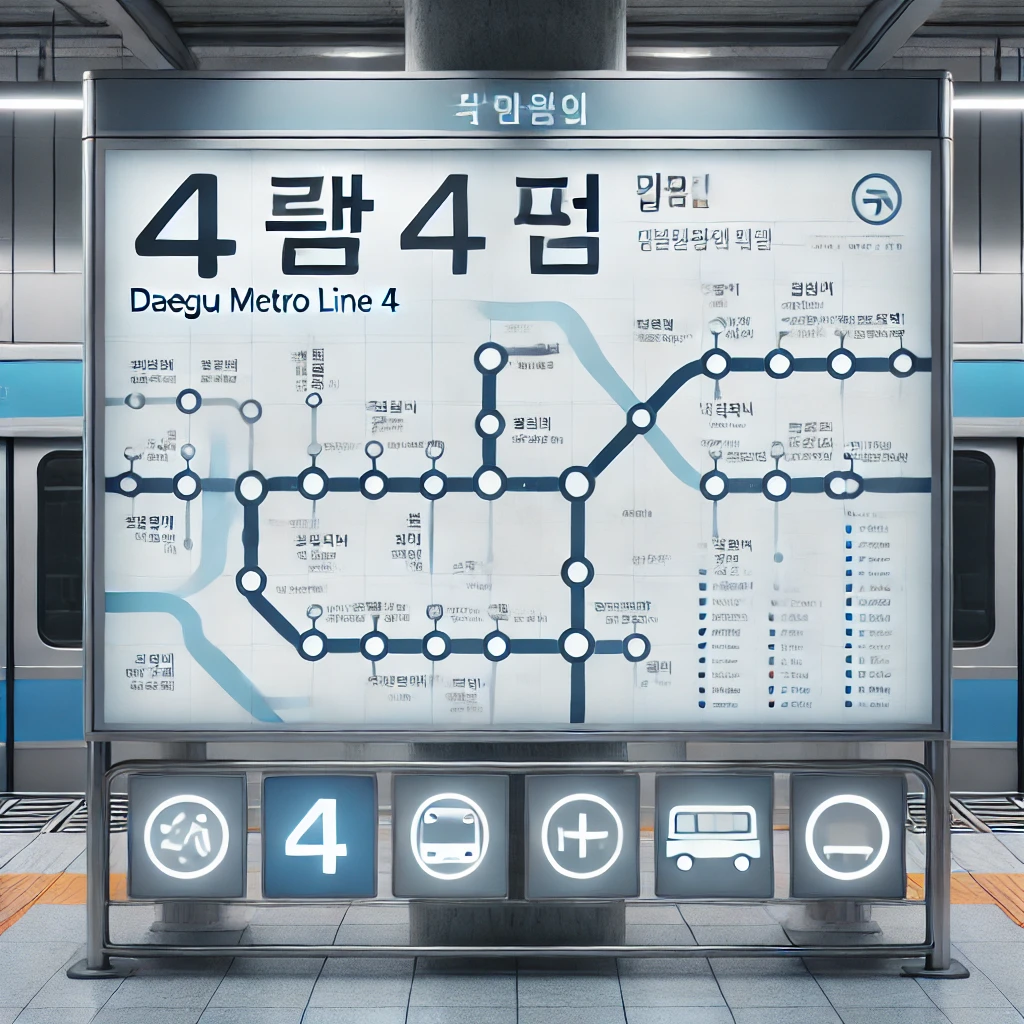 대구 4호선 &amp;#44; 대구 4호선 노선도 &amp;#44; 엑스코선&amp;#44; 대구 5호선&amp;#44; 1공구 1