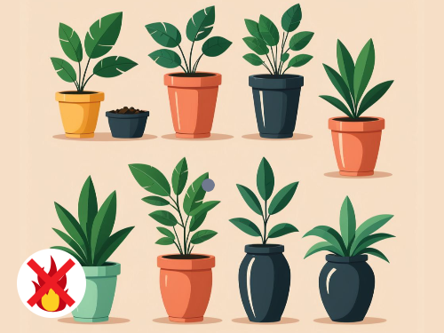 불연성쓰레기봉투-화분