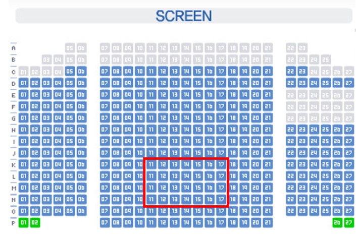 롯데시네마 추천자리 정리
9