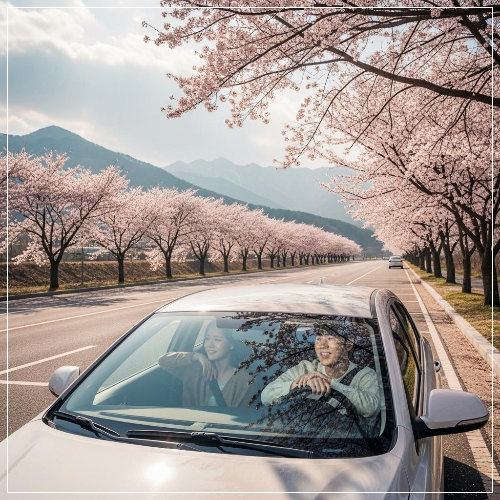 가평 삼회리 북한강 벚꽃 터널 드라이브 코스