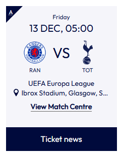 토트넘 경기 일정 2024-2025