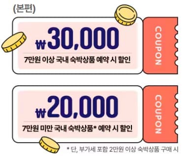 대한민국숙박세일페스타할인쿠폰