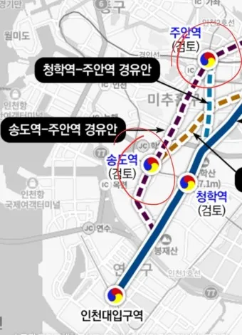 GTX B 노선 개발 수혜 지역 노선도 시장_7