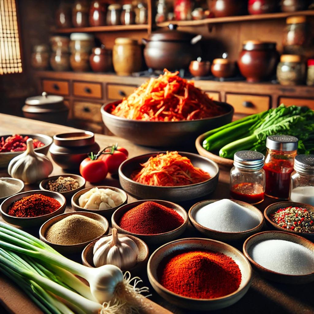 김장 60kg 양념 재료