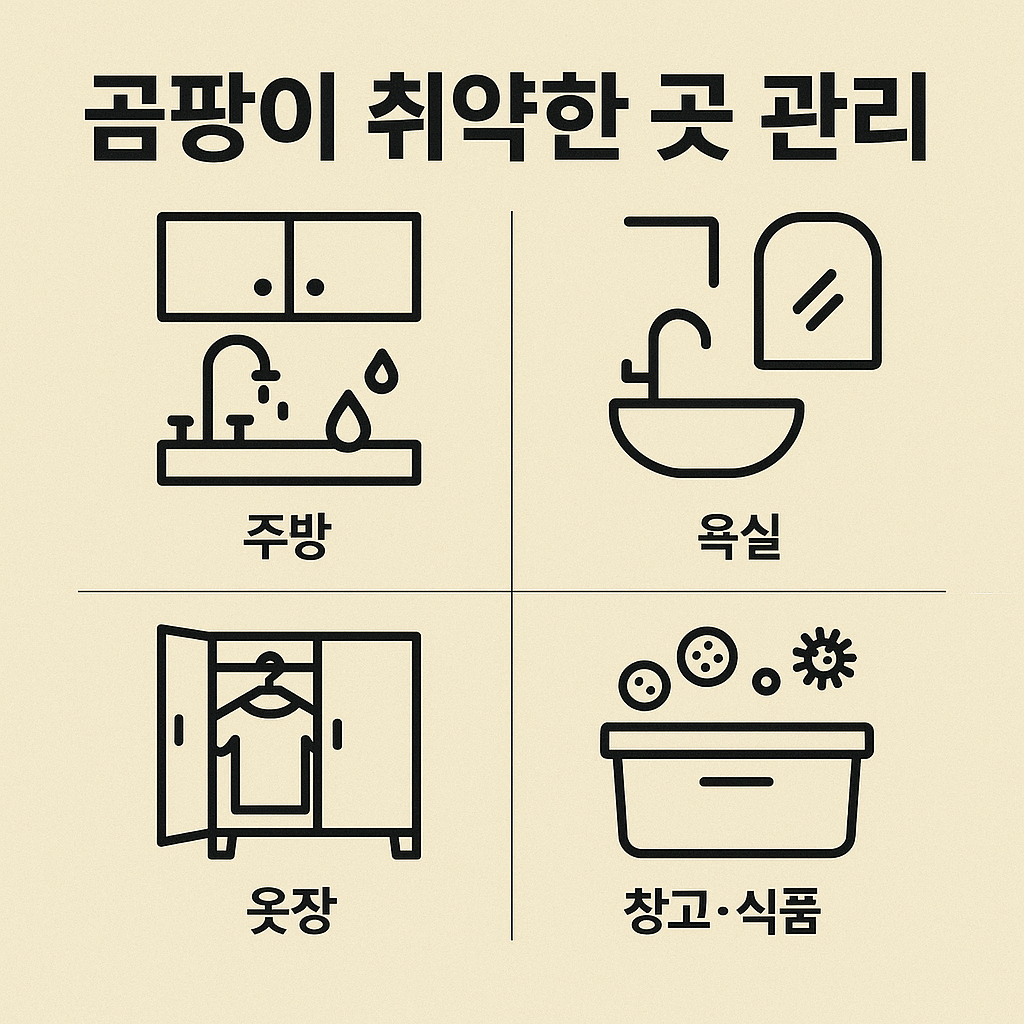 식품 보관과 특수 공간 관리