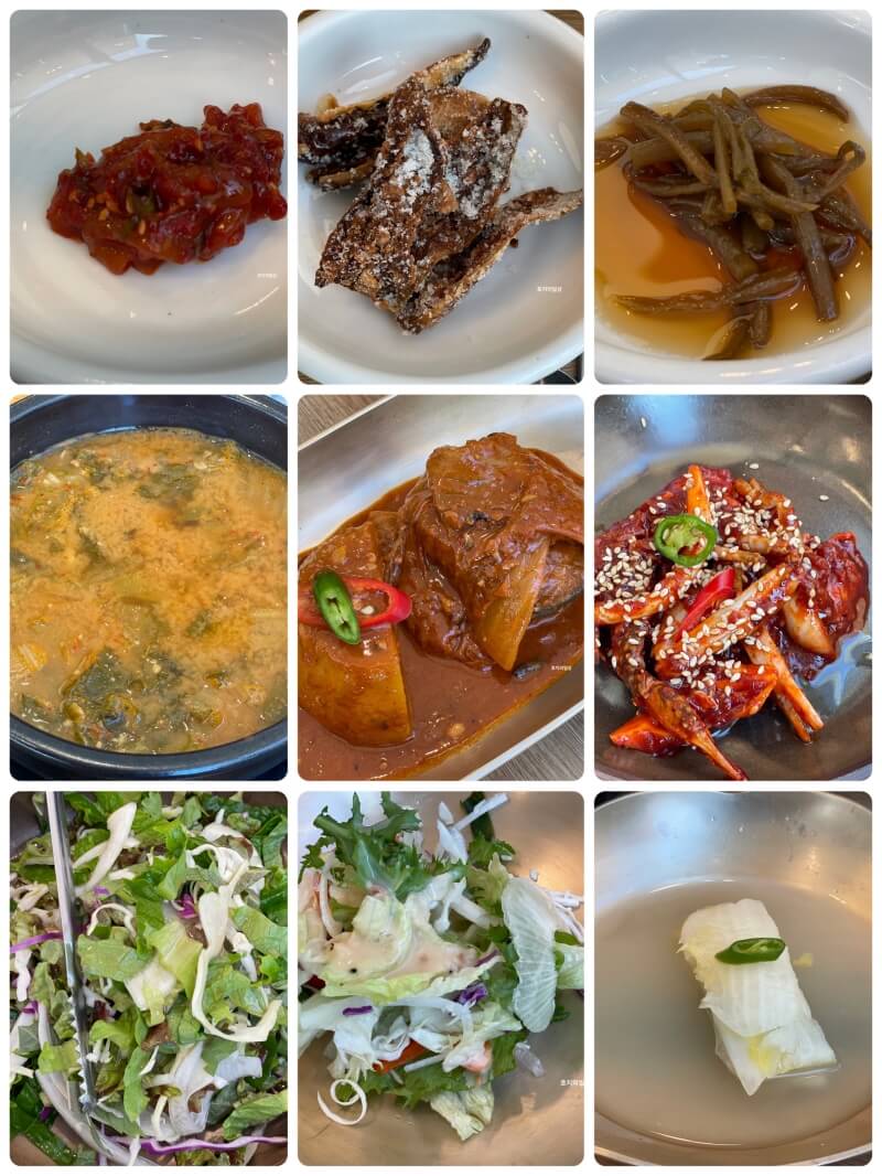 아산 맛집 쌍교 숯불갈비 평일 점심특선 - 기본 반찬