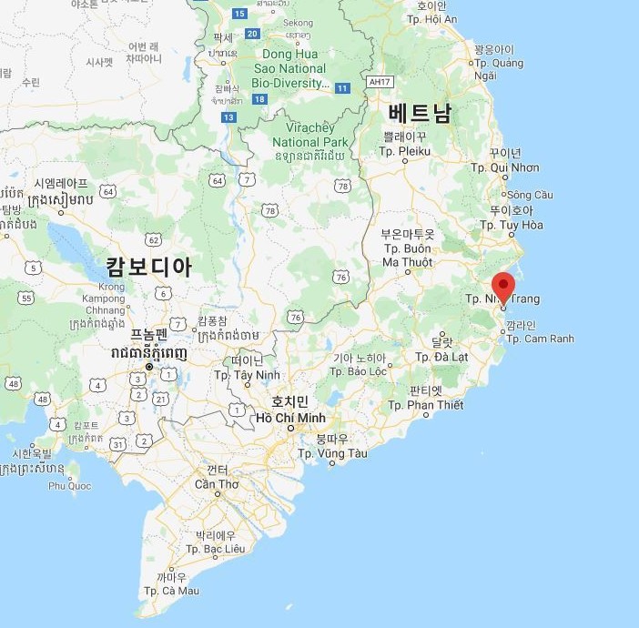 나트랑-지도