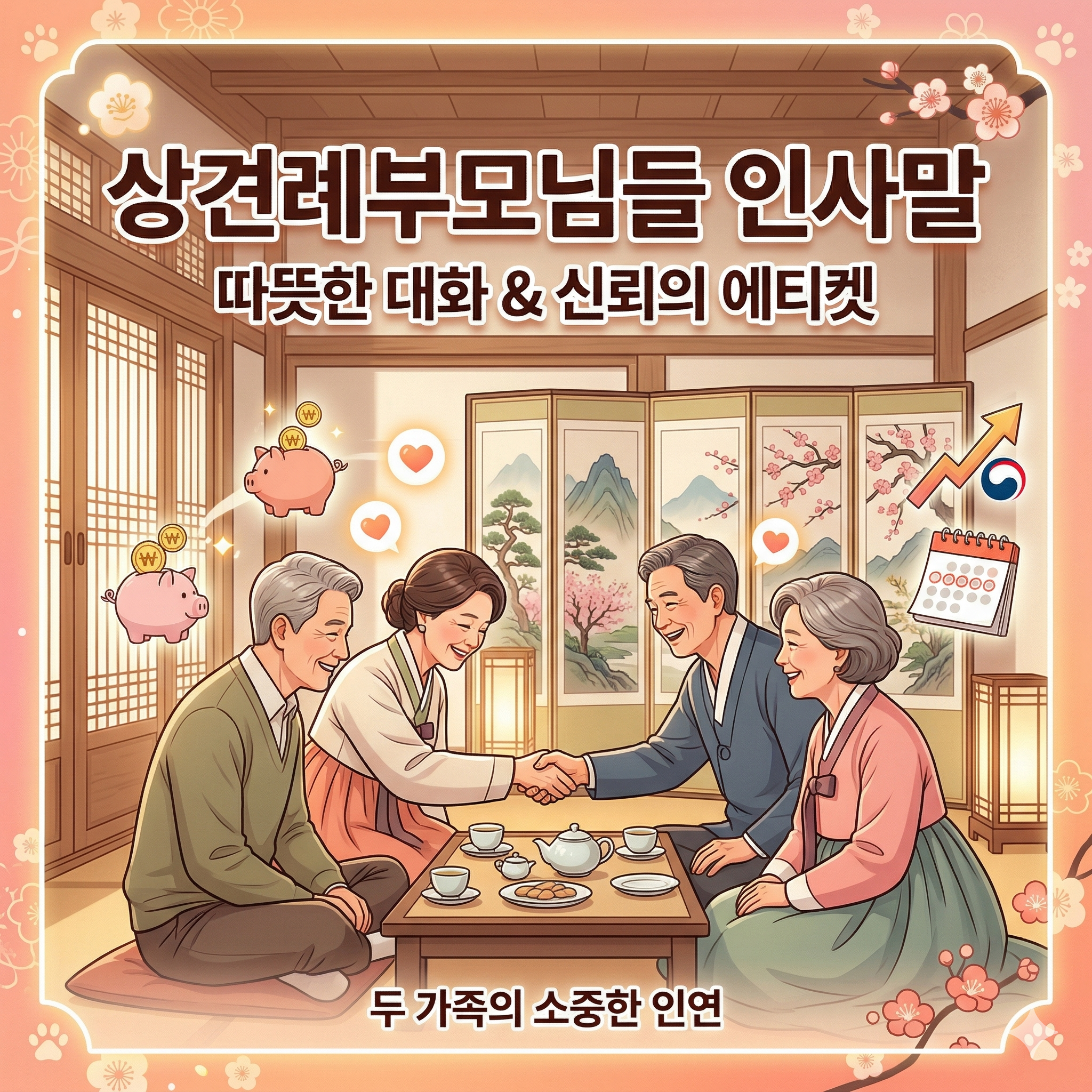 상견례부모님들 인사말 상황별 예문과 반드시 지켜야 할 예절 가이드