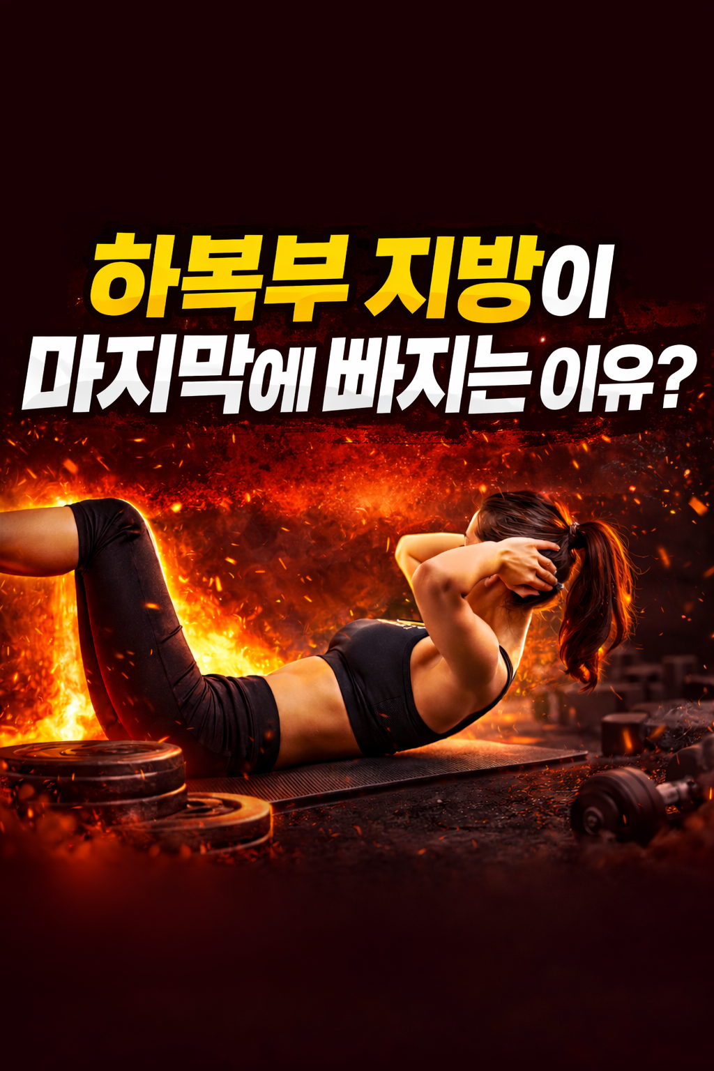 하복부 지방이 마지막에 빠지는 이유: 운동해도 아랫배가 끝까지 남는 진짜 원리