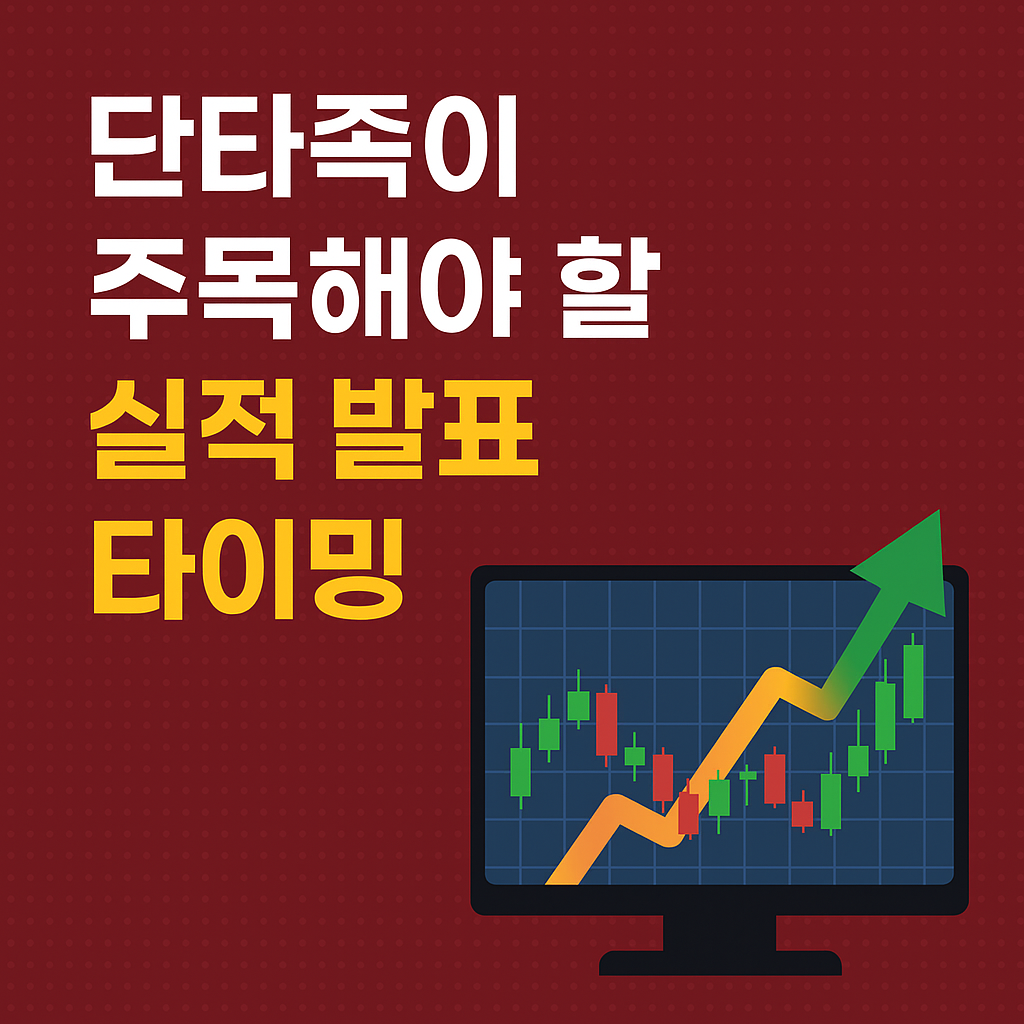 단타족이 주목해야할 시적발표 타이밍 관련 이미지