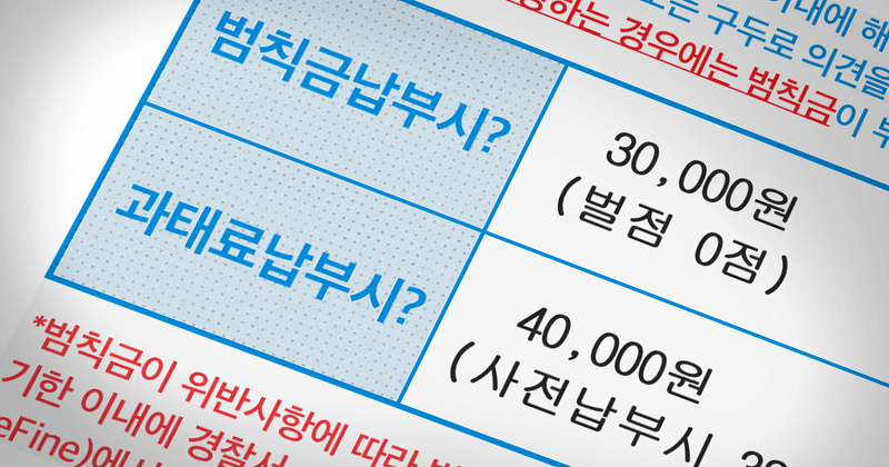 alt="과태료와범칙금"