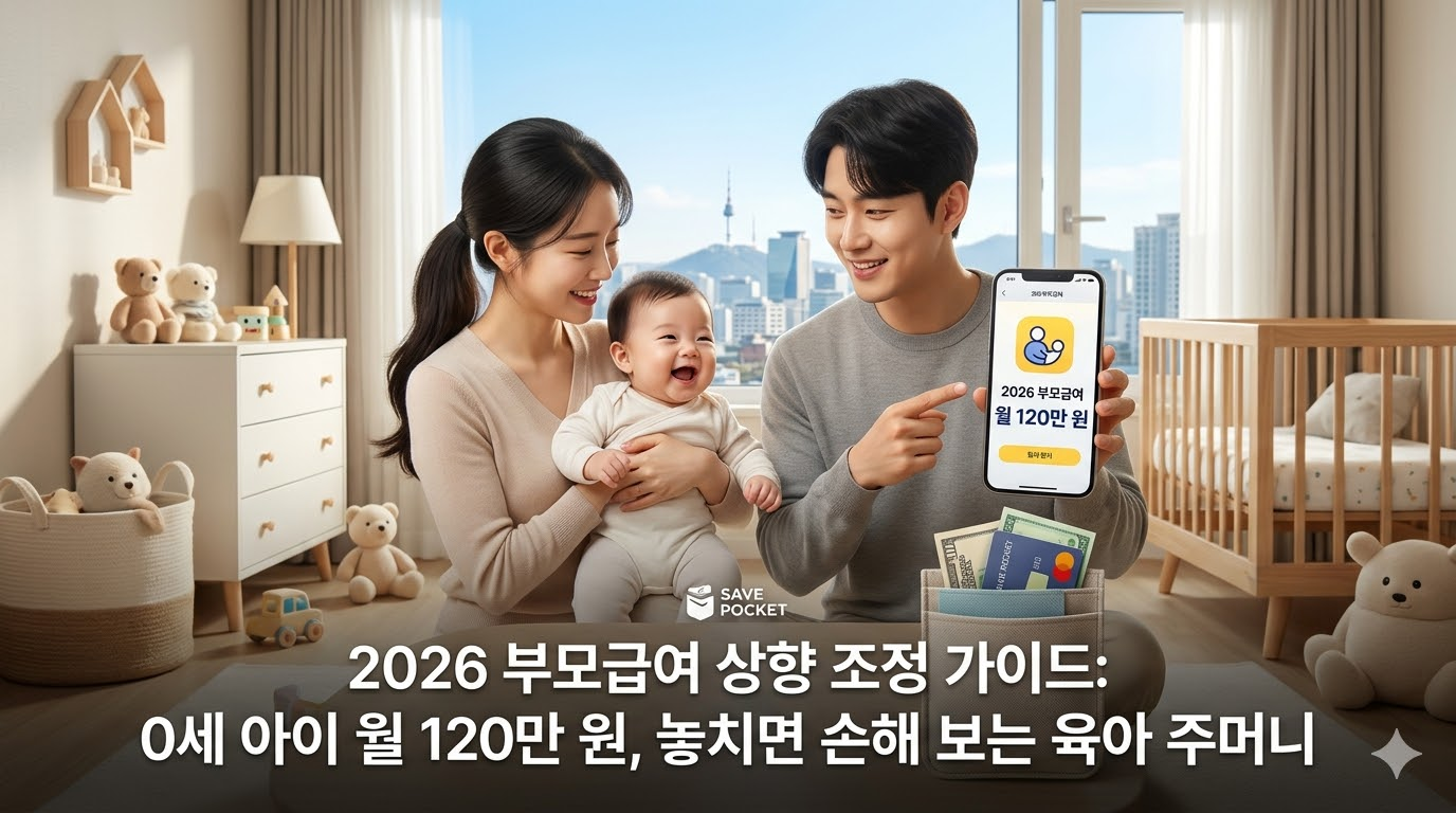 [2026 가이드] 부모급여 상향 및 총정리: 0세 아이 월 120만 원 혜택, 놓치면 손해 보는 육아 주머니