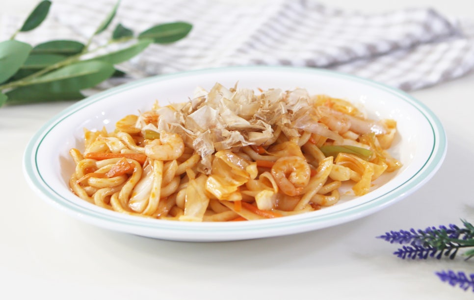 해물 볶음우동 야끼우동