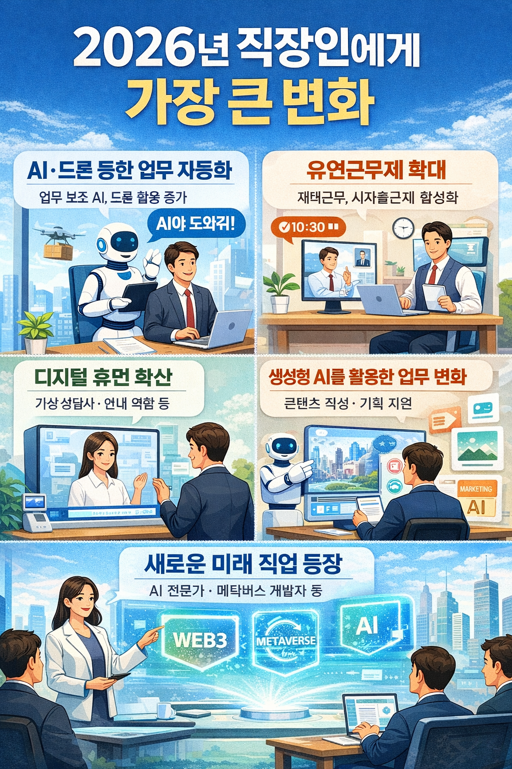 2026년 직장인에게 가장 큰 변화 5가지