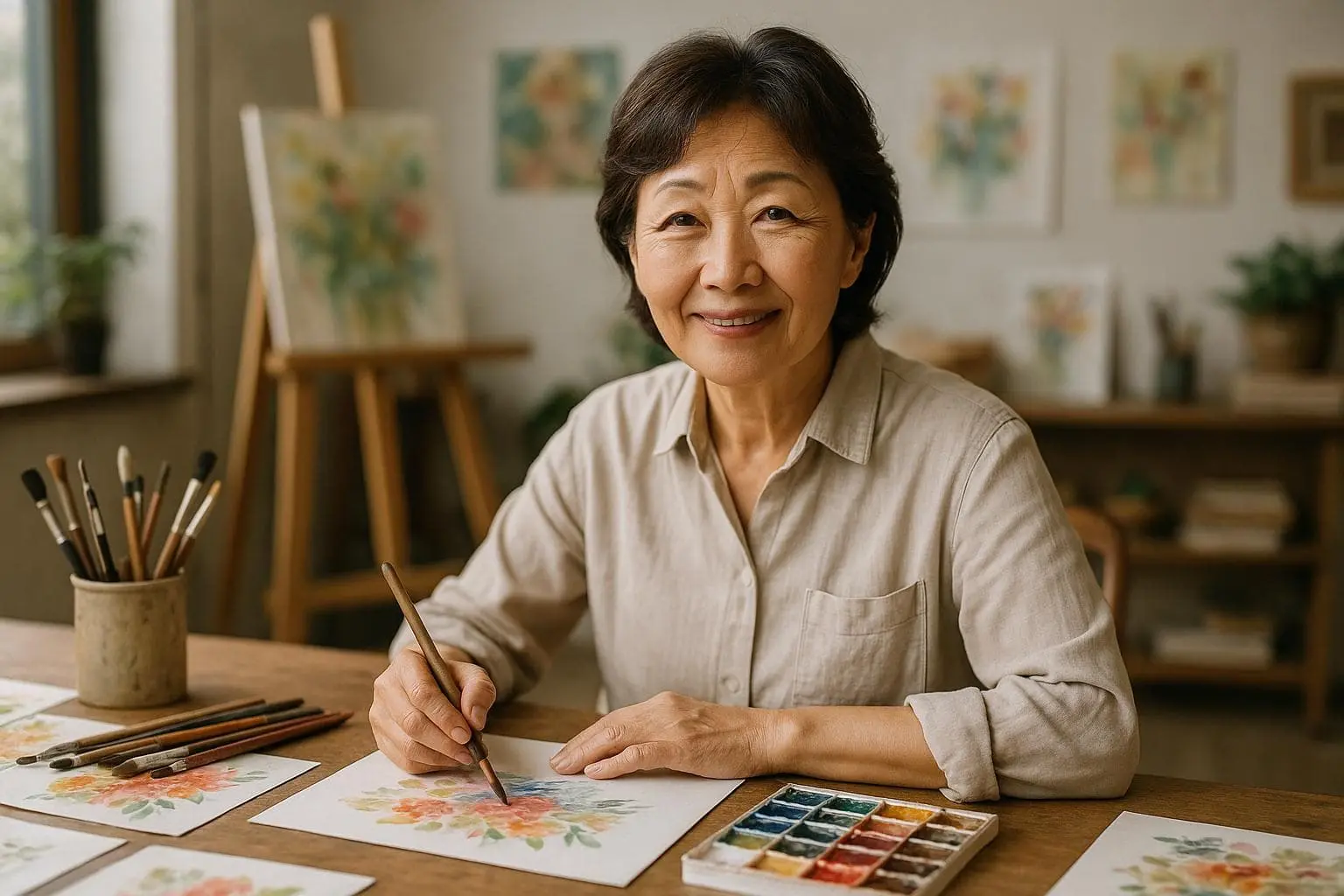 5주 만에 가능! 노인미술지도사 자격증 취득부터 무료 강의까지!