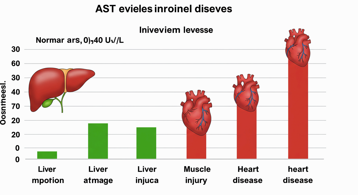 AST 수치와 AST 수치가 높으면 어떤 질환이 의심될까요?