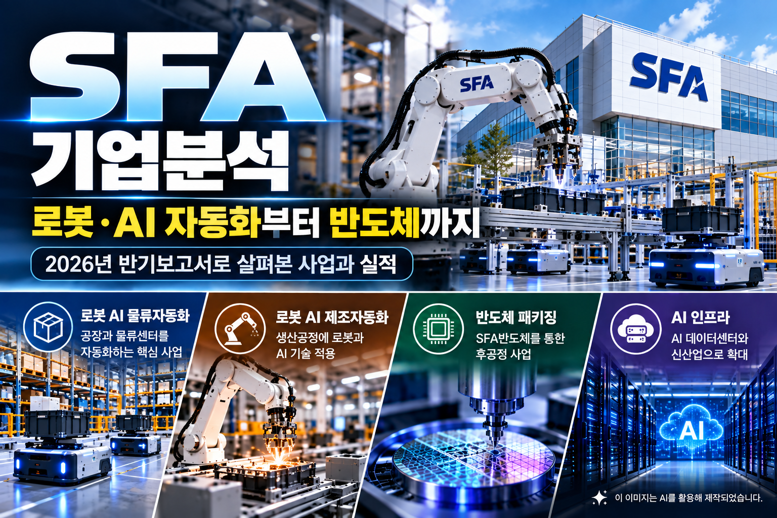SFA 기업분석 2026년 반기보고서 기반 로봇·AI 자동화와 반도체 패키징 사업
