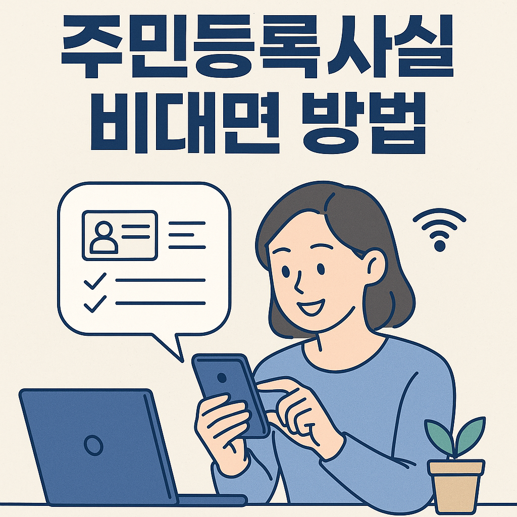 주민등록-사실조사-비대면방법