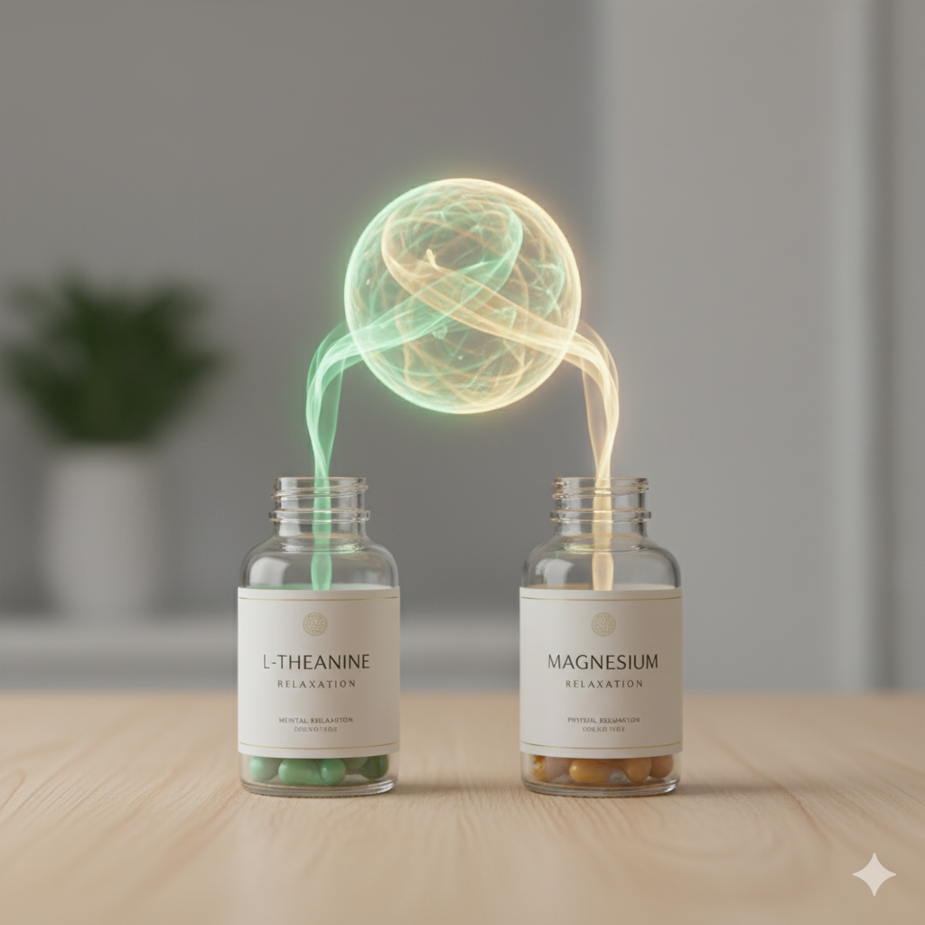꿀잠을 위한 최강 짝꿍, 테아닌과 마그네슘의 시너지