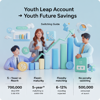 청년도약계좌 청년미래적금 갈아타기 이미지