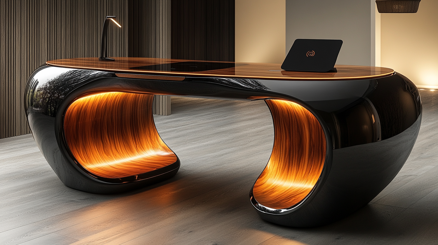 AI 책상, 스마트 오피스(상상 이미지)