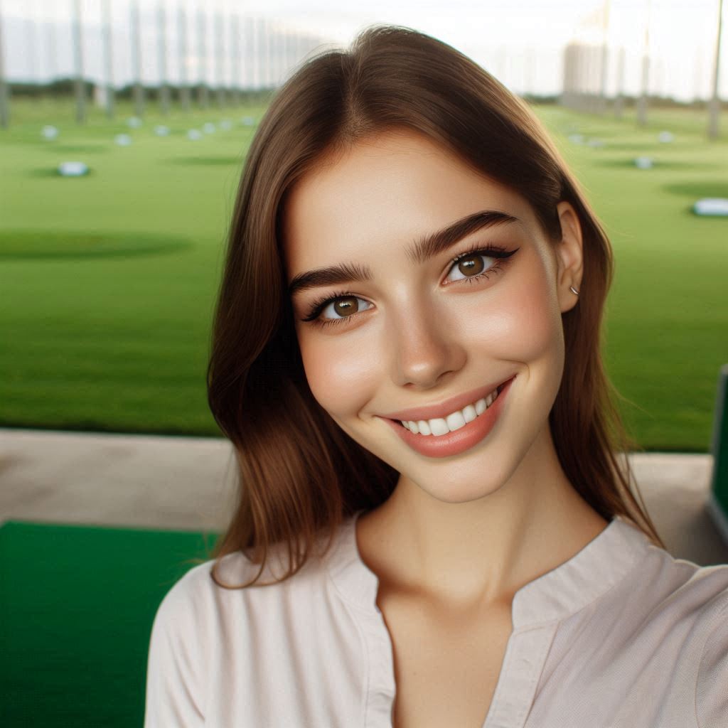 실외골프연습장 배경