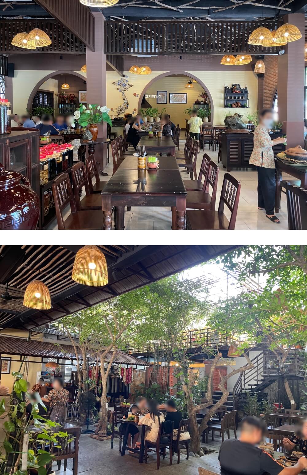 나트랑 베트남 가정식 맛집 엇 히엠 - 오픈형 좌석