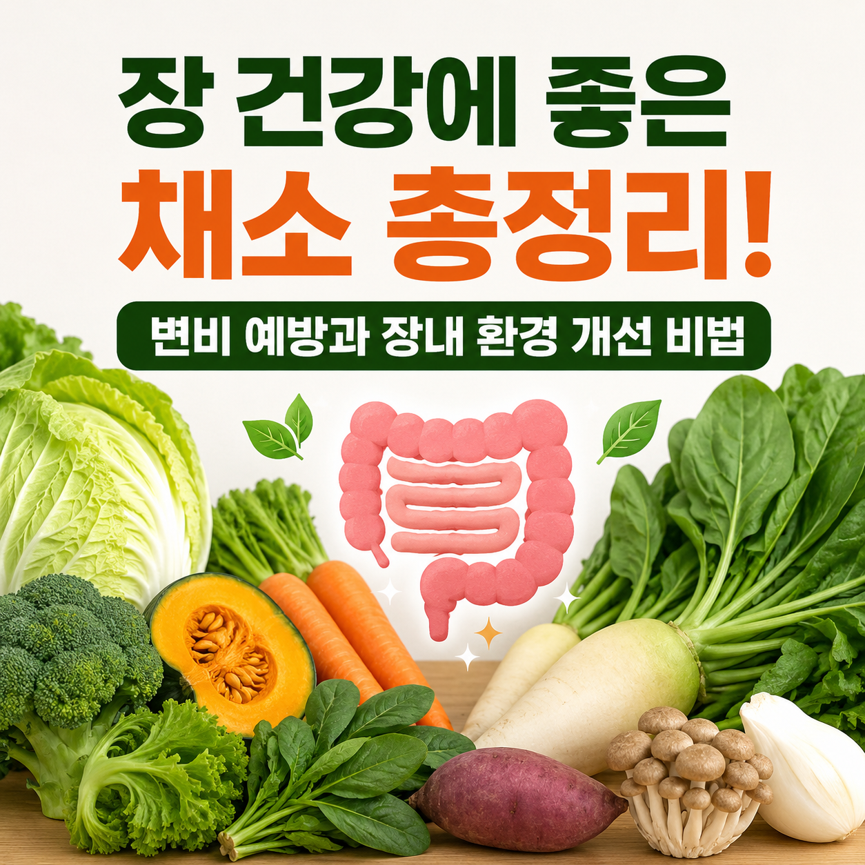 장 건강에 좋은 채소