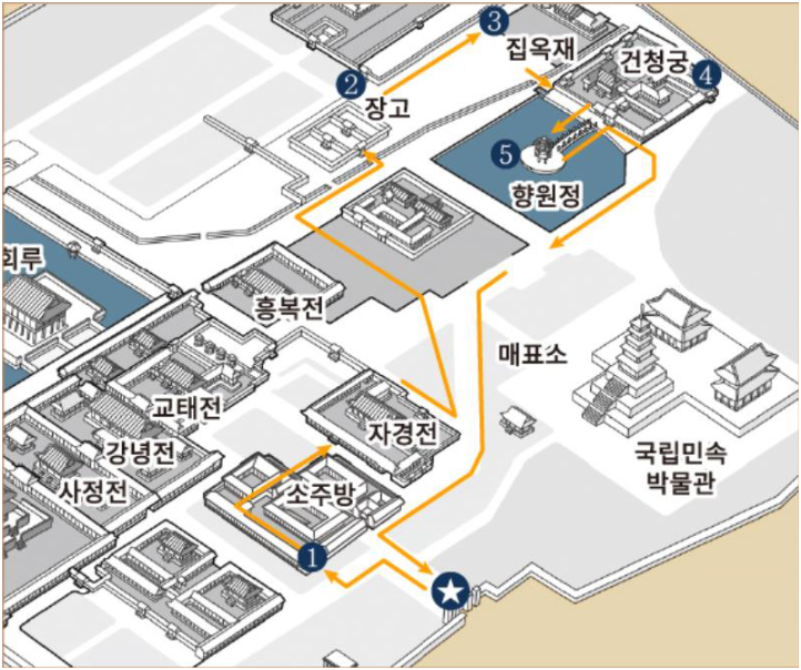 별빛야행 행사 코스