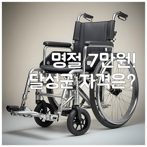 2025년 대구 달성군 한부모가족 명..