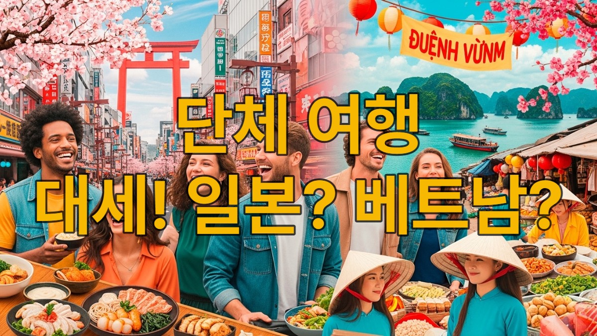 2025년 4분기 여행, 고물가 시대 해외여행, 일본 단체 여행, 베트남 단체 여행, 해외여행 가성비, 단체 항공권 팁, 단체 숙소 예약, 여행 경비 절약, 일본 베트남 꿀팁, 함께 가성비 여행