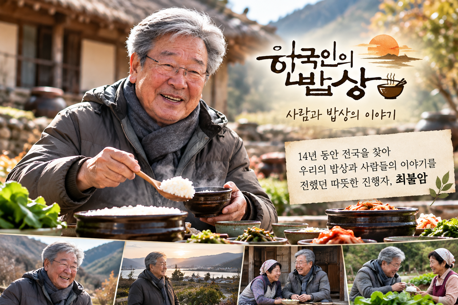 최불암 한국인의 밥상 14년 진행, 허리디스크 수술 이후 방송 하차와 건강 근황