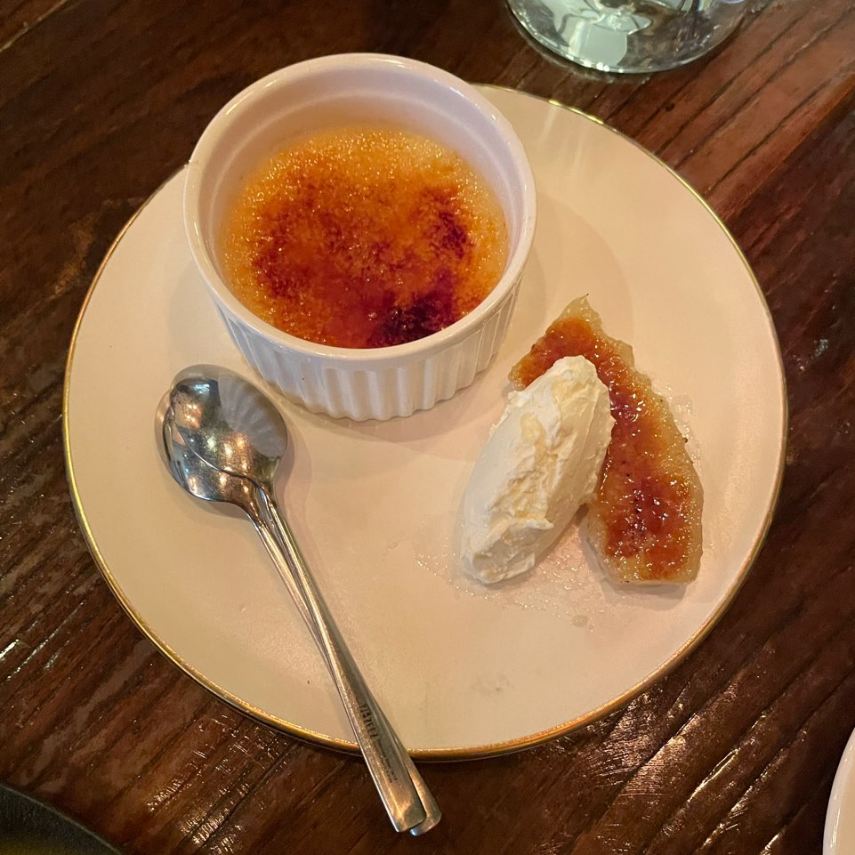 성수 비스트로 벼리다 - 지푸라기 크림 브륄레