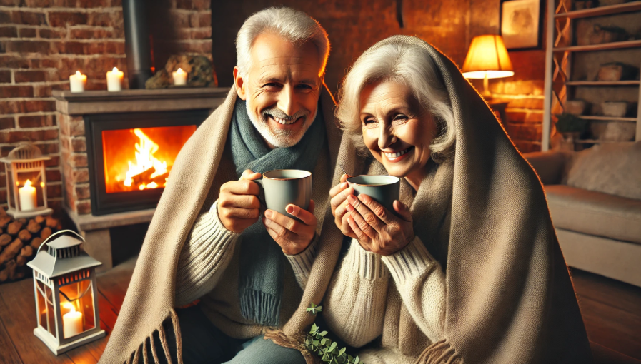 노년층 감기예방 사진