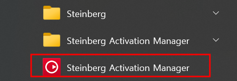 Steinberg Activation Manager
