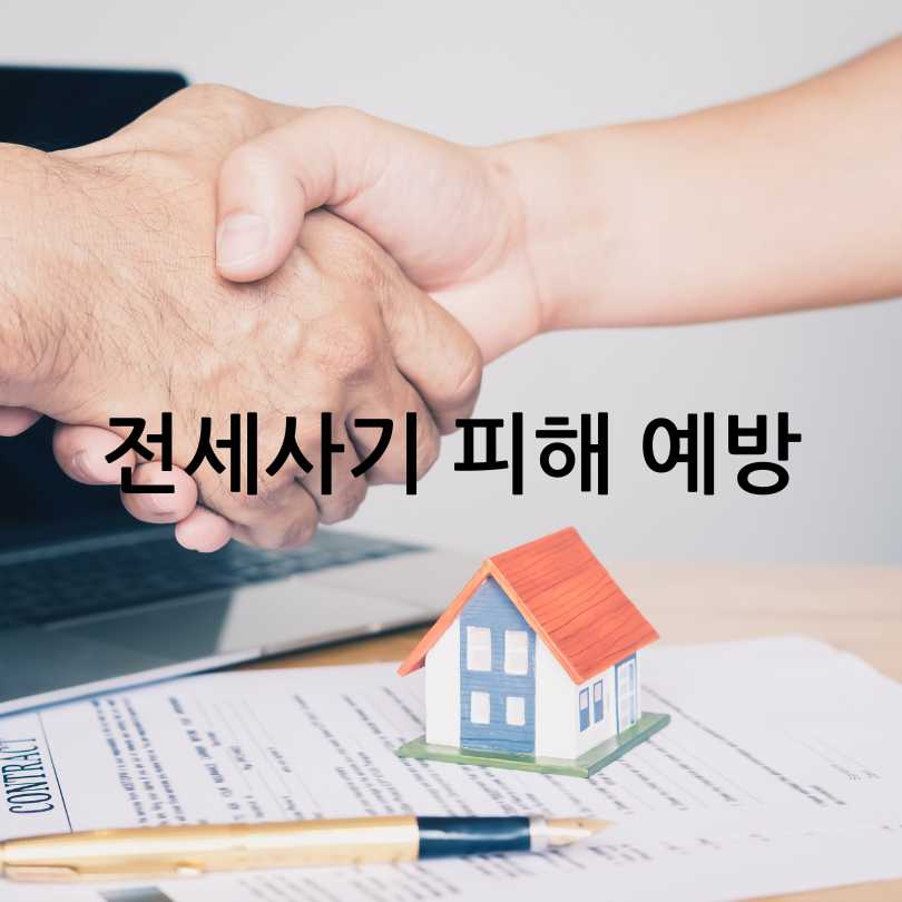 전세사기 피해예방