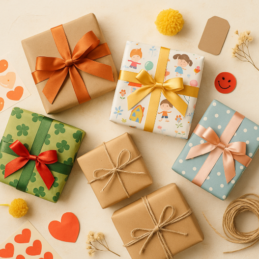 어린이날 선물 포장 아이디어 및 문구 추천