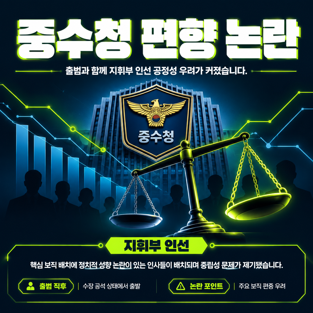 중수청 편향 논란