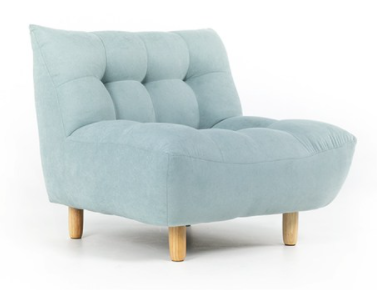 에보니아 152 방수패브릭 1인 쇼파, 민트블루