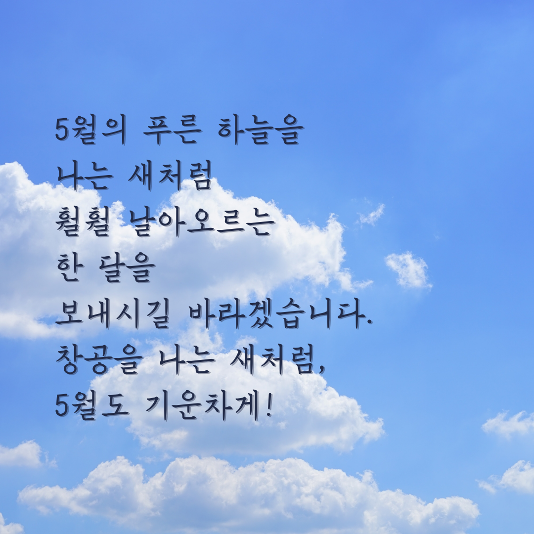 5월 인사말 문구 모음집 이미지