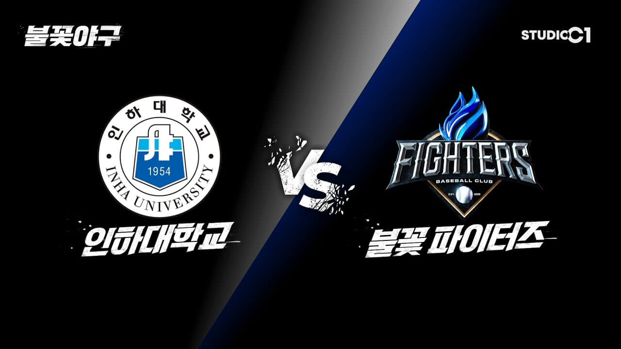 불꽃야구 인하대 직관