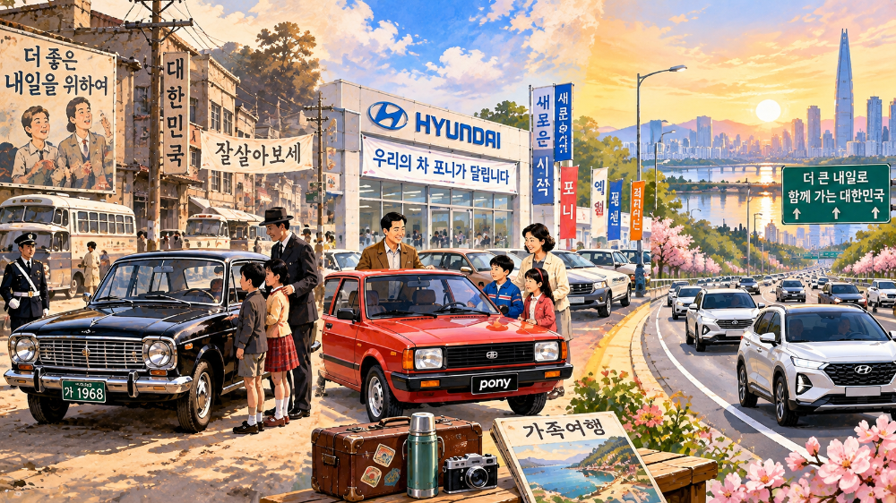 자가용 한 대가 부의 상징이었던 시대