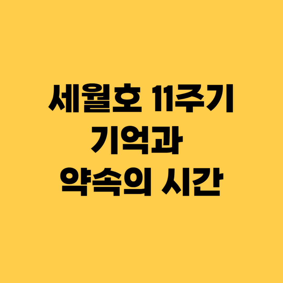 세월호 11주기