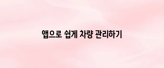 기아커넥트 앱 다운로드｜원격 제어·차량 관리 방법