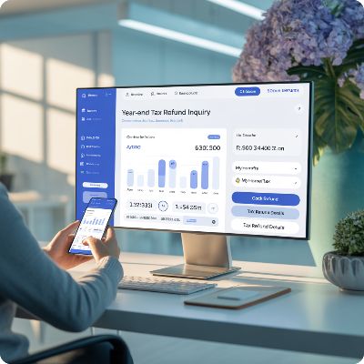 연말정산 환급금 조회 이미지