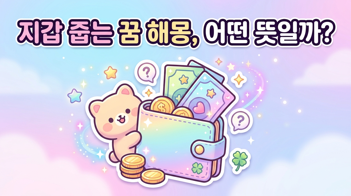 지갑 줍는 꿈해몽